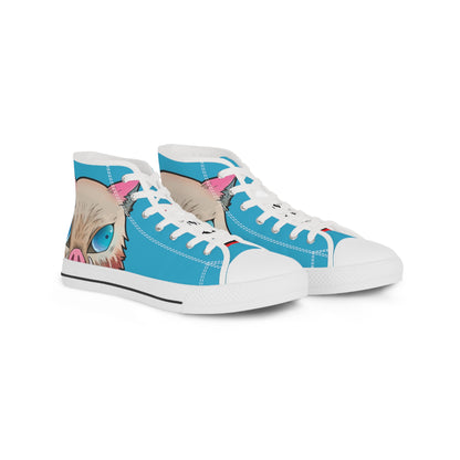 Savage Beauty Inosuke Men's High Top Turquoise Sneakers