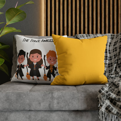 Three Amigos Spun Polyester Square Pillow Case