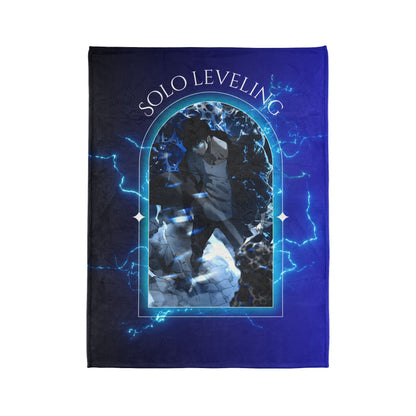 Solo Leveling- Amped in the Dungeon Polyester Blanket