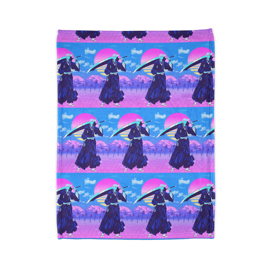 Bleach - Vaporwave Ichigo Polyester Blanket