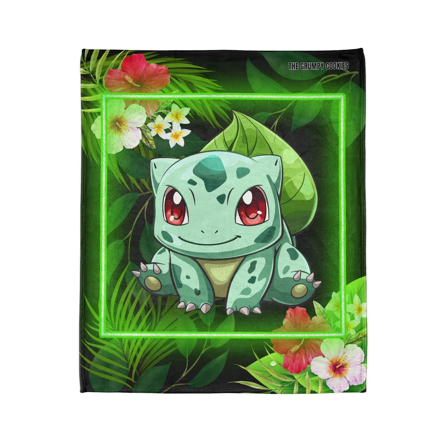 Pokemon- Aloha Bulba Polyester Blanket