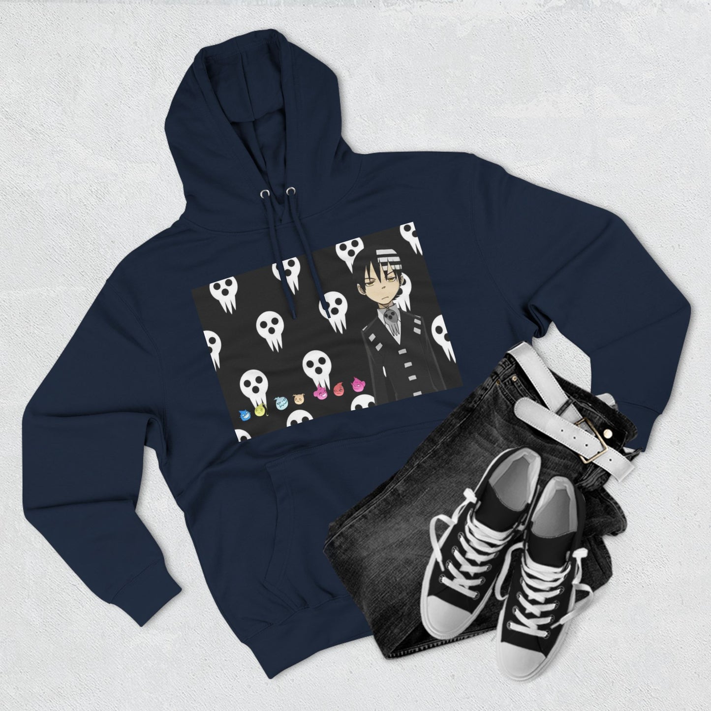 Soul Eater - Death The Kid Is Over It Graphic Fleece Hoodie