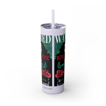 One Piece - Brook Wanted Poster Tumbler with Straw, 20oz