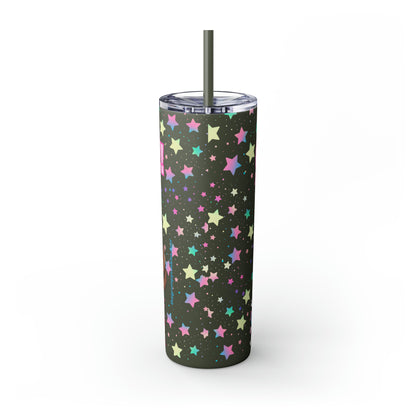 Chopper Skinny Tumbler with Straw, 20oz