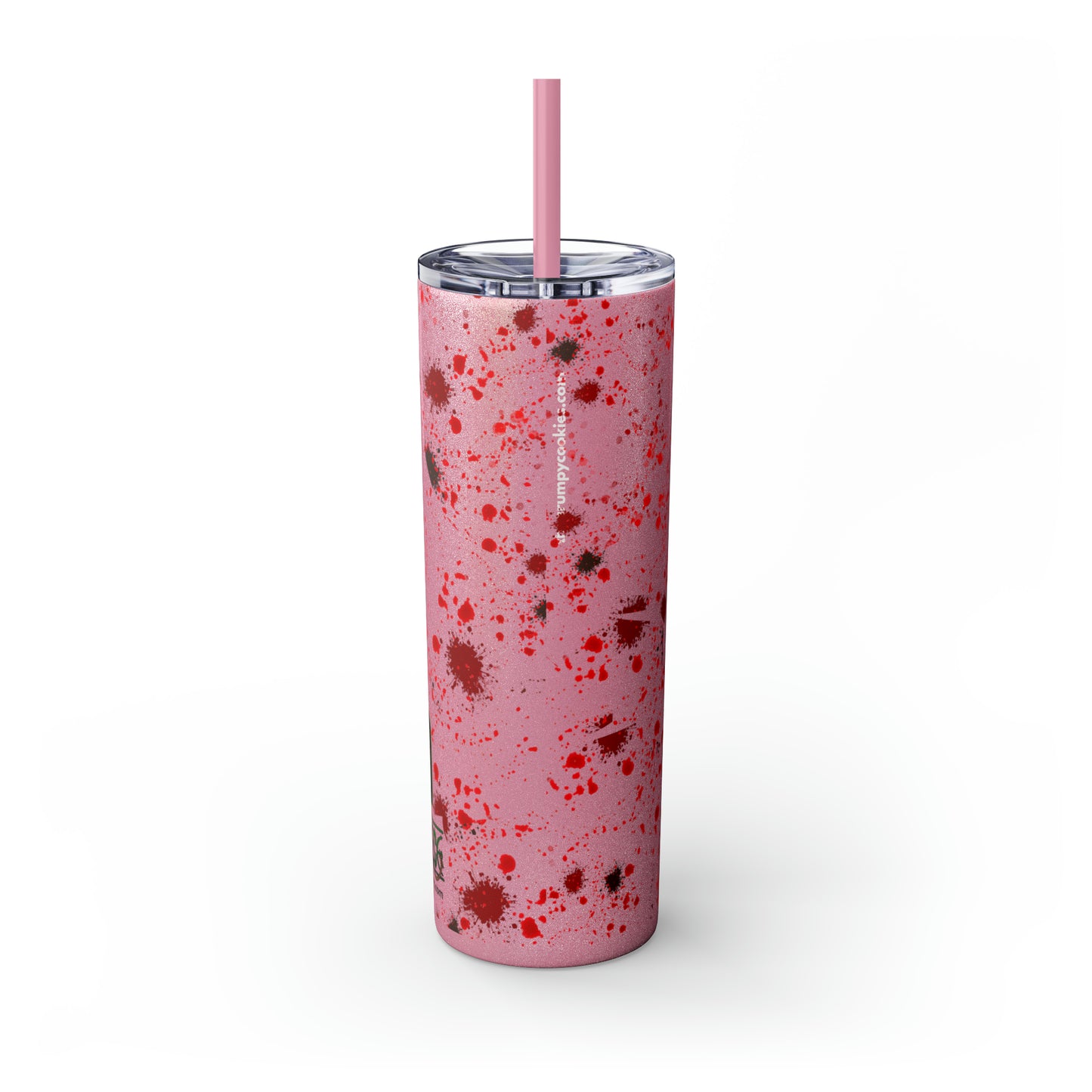 Zoro Nothing Happened Skinny Tumbler with Straw, 20oz