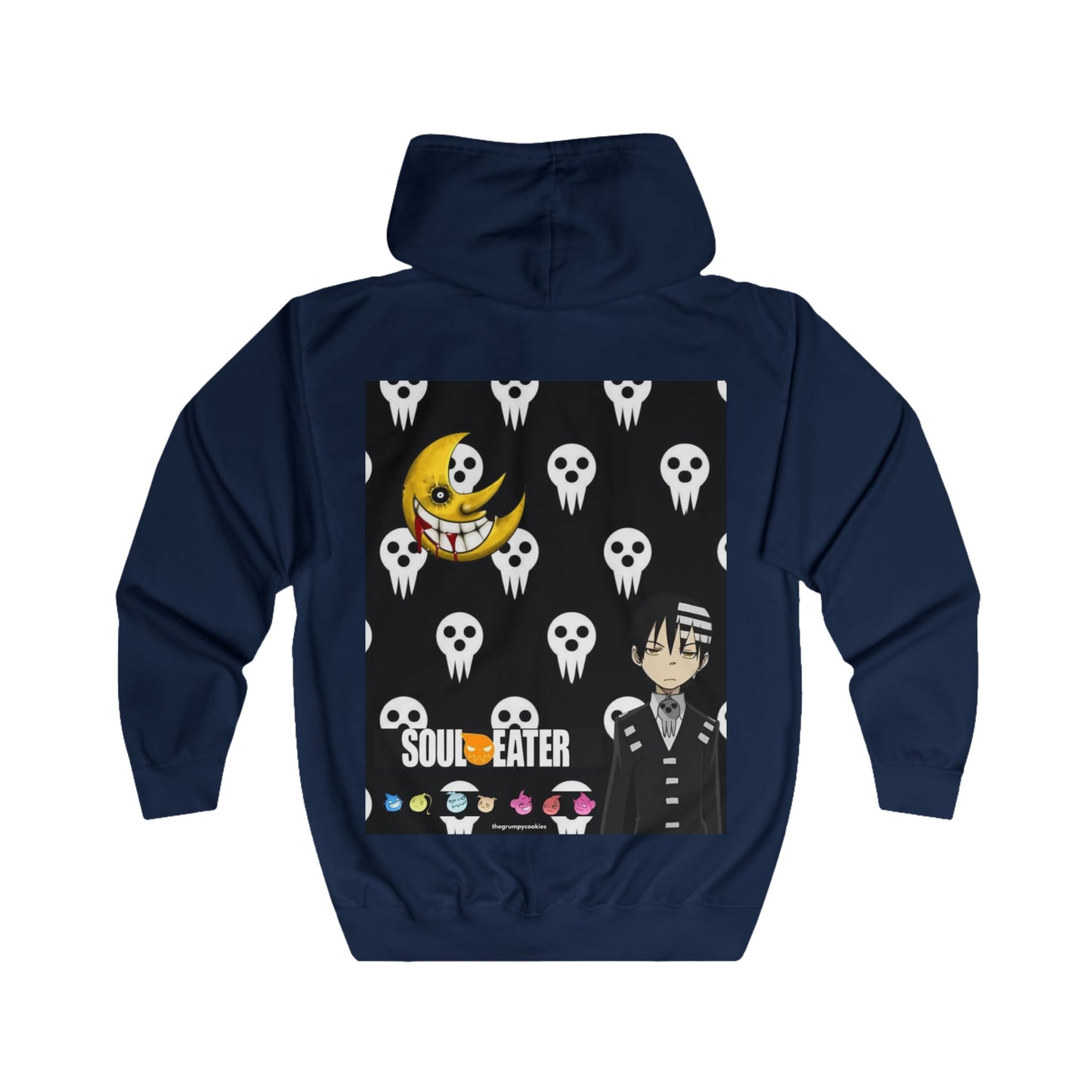 Soul Eater - Chillin with Souls Unisex Full Zip Hoodie