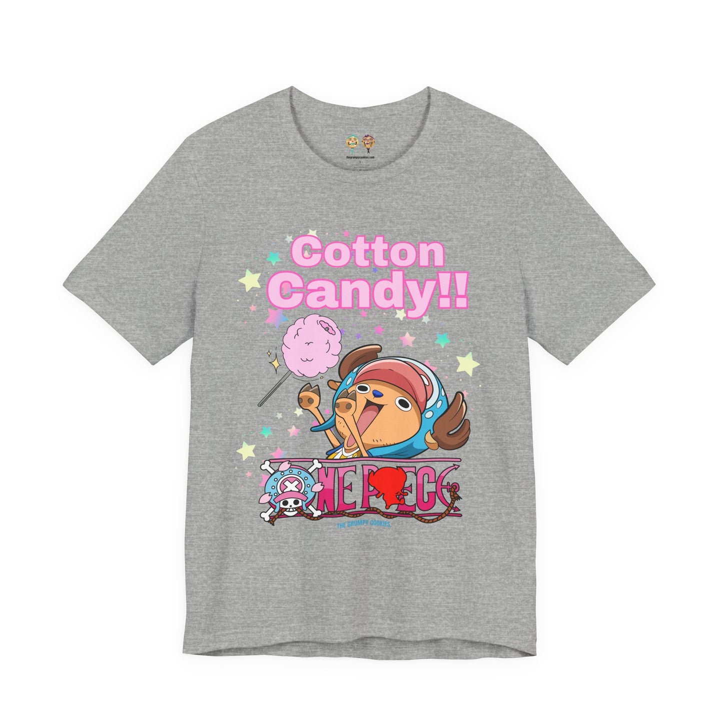 One Piece - Chopper Loves Cotton Candy Unisex Jersey Short Sleeve Tee