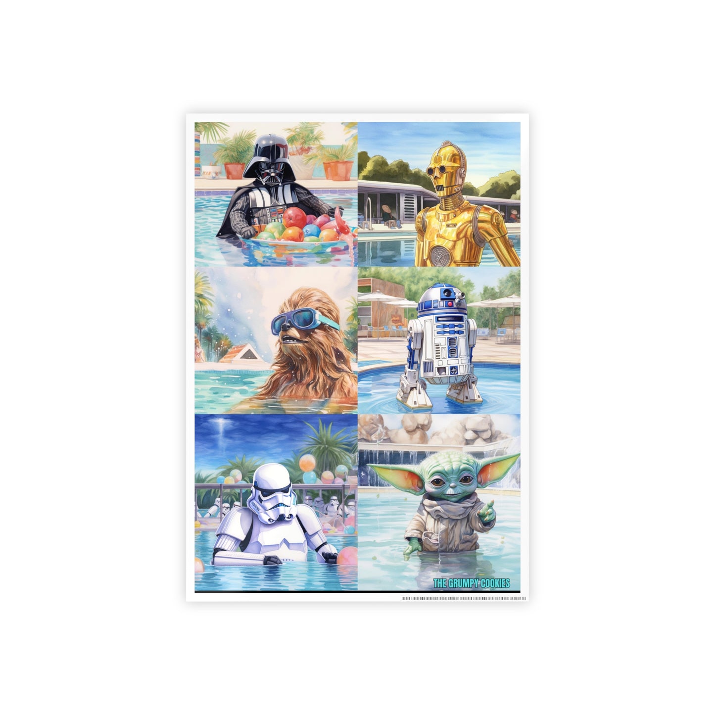 Star Wars  - Ultimate Pool Party Art Print