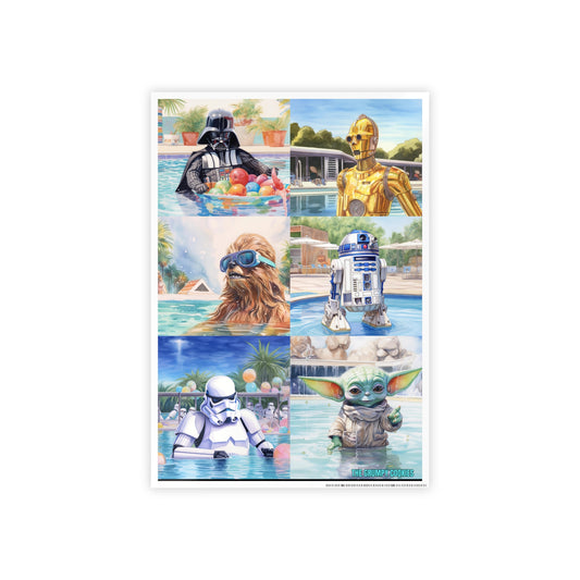 Star Wars  - Ultimate Pool Party Art Print