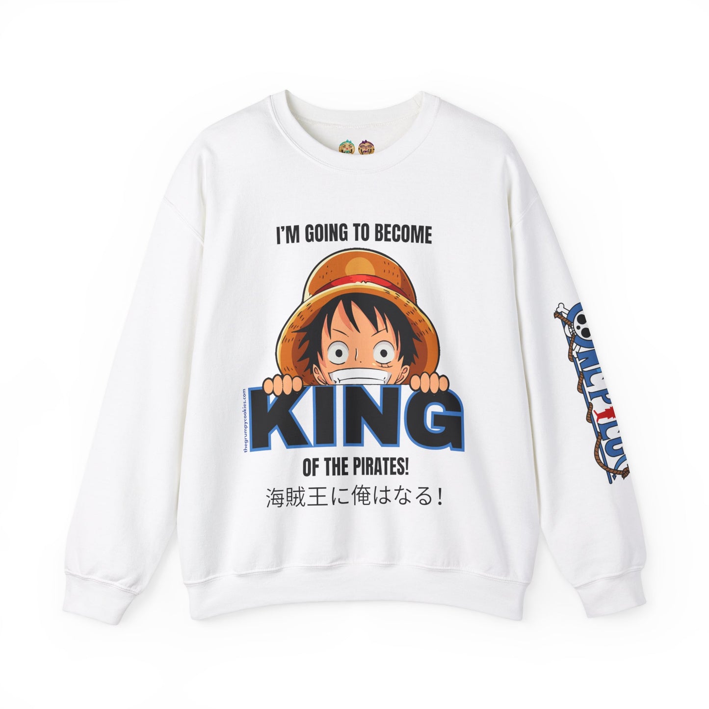 Pirate King Luffy Unisex Heavy Blend™ Crewneck Sweatshirt