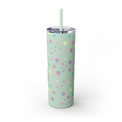One Piece - Chopper Loves Cotton Candy Skinny Tumbler with Straw, 20oz