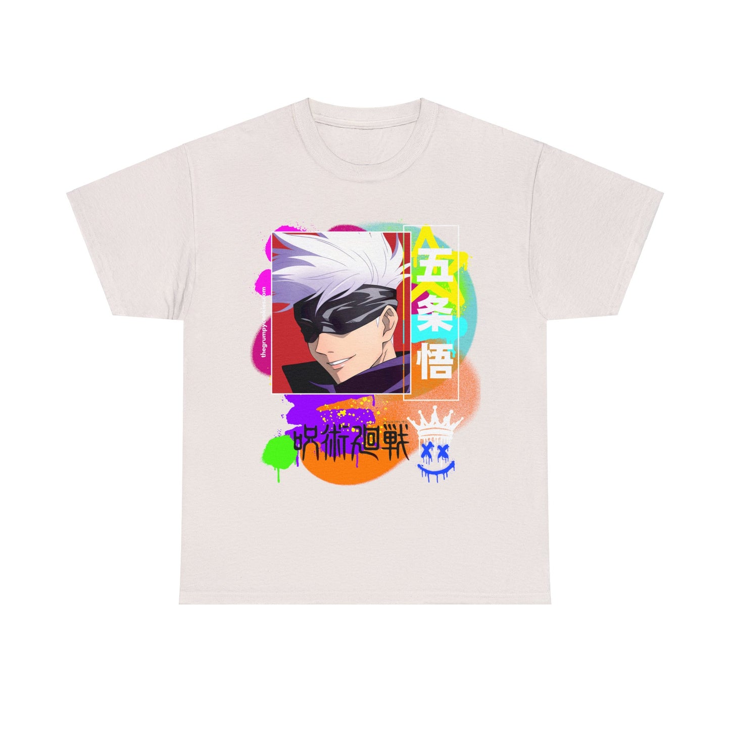 Gojo's Side Smile Unisex Heavy Cotton Tee