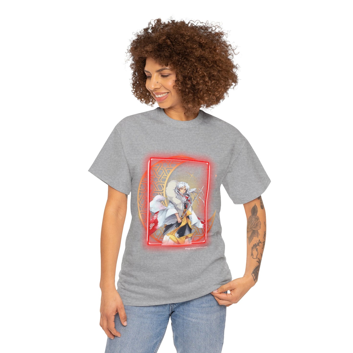 Sesshomaru Moon Unisex Heavy Cotton Tee