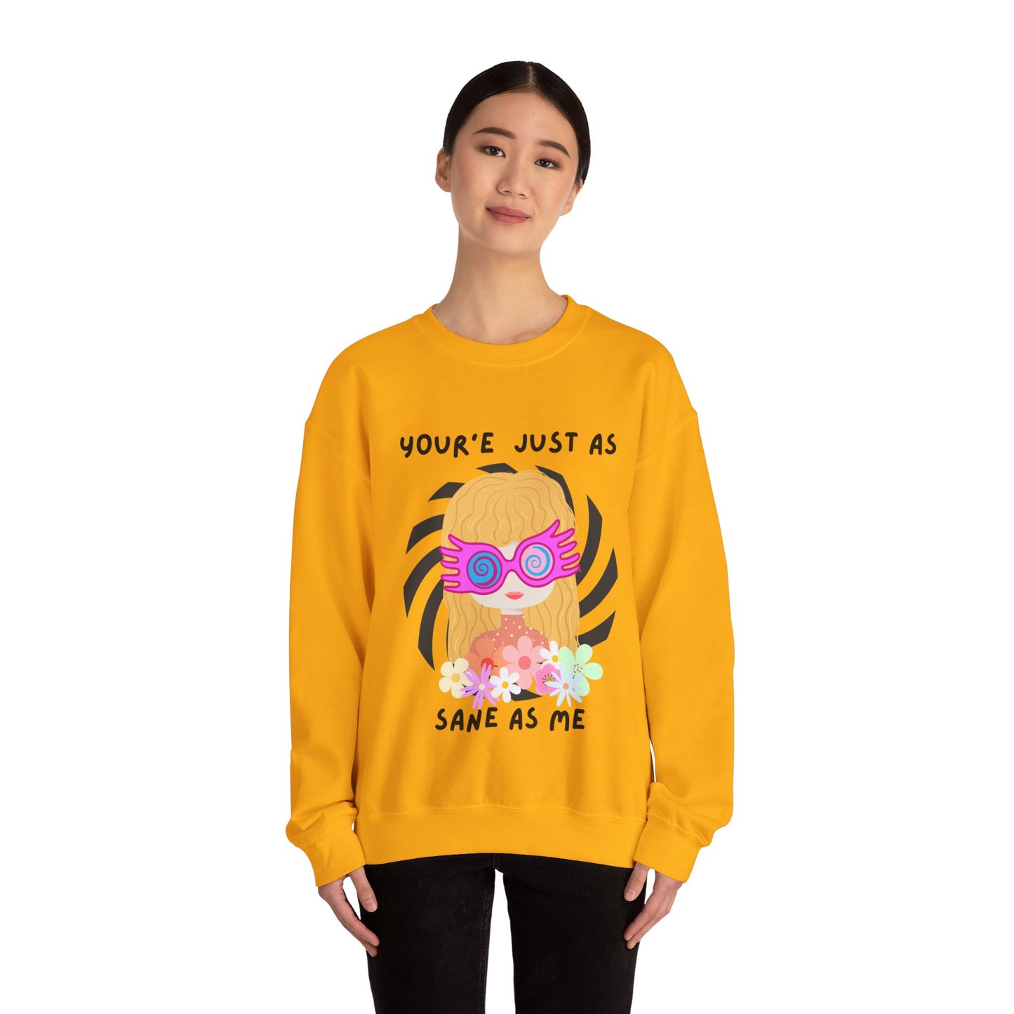 Just as Sane Unisex Heavy Blend™ Crewneck Sweatshirt