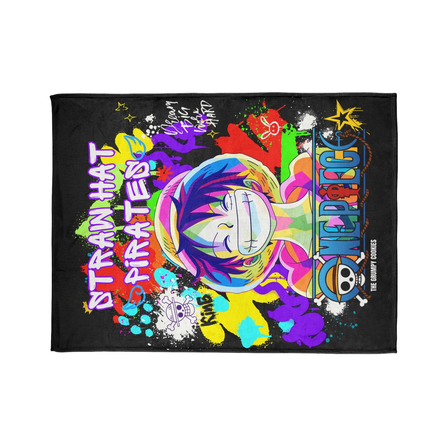 One Piece - Color Explosion Luffy Polyester Blanket