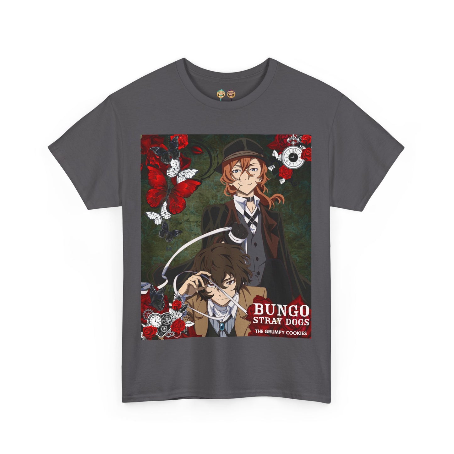 Bungo Stray Dogs- Twin Dark  Unisex Heavy Cotton Tee