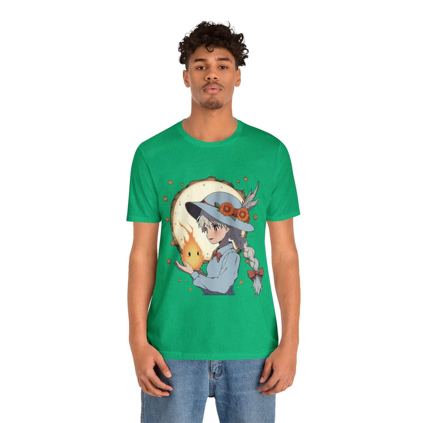 Howl's Moving Castle Jersey Short Sleeve Tee