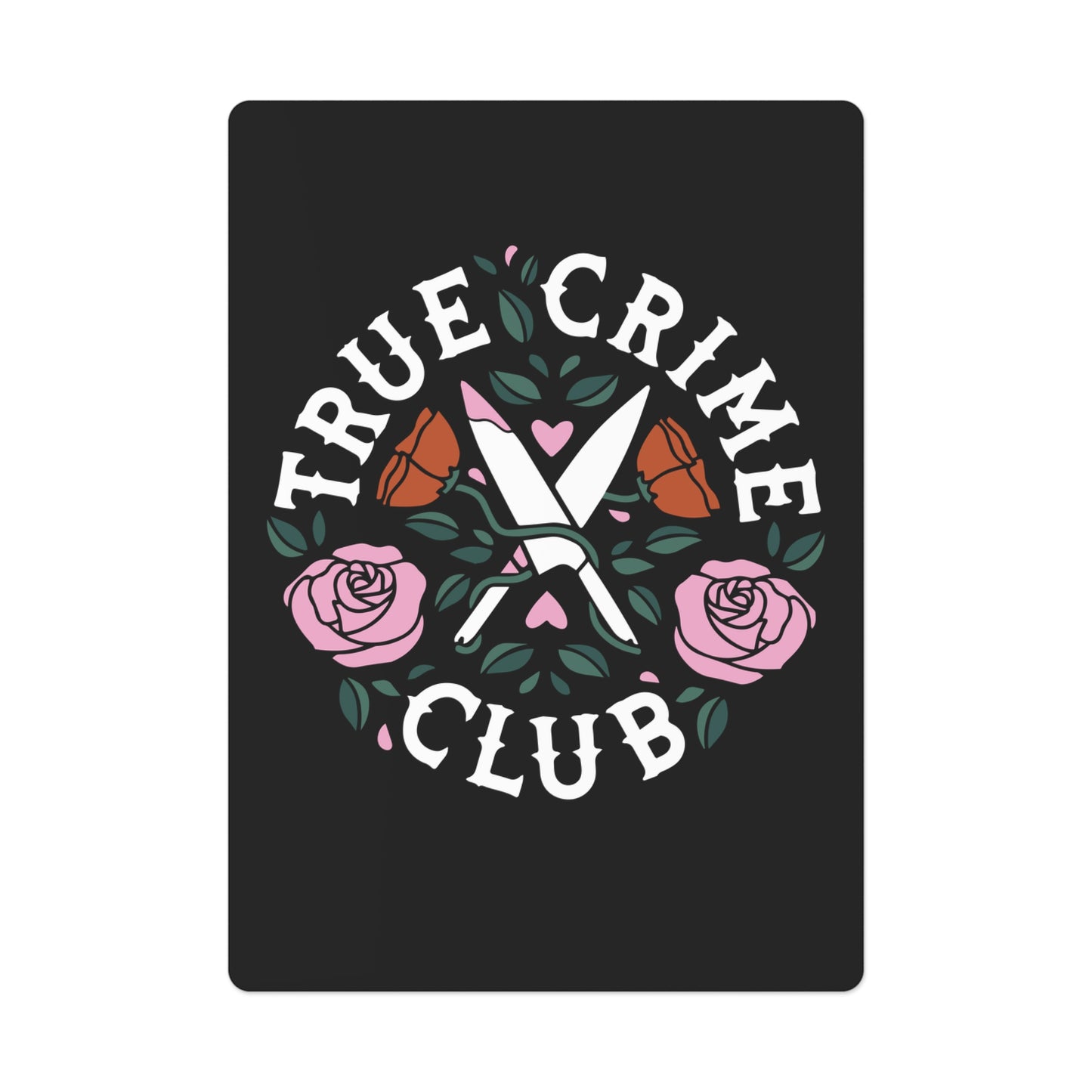 True Crime Club Poker Cards