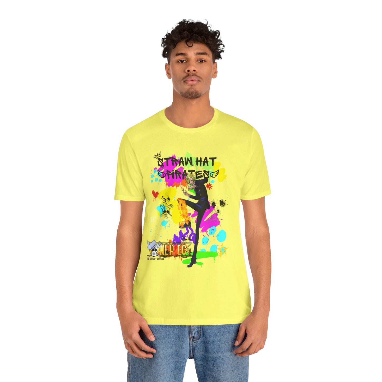One Piece - Graffiti Sanji Unisex Jersey Short Sleeve Tee