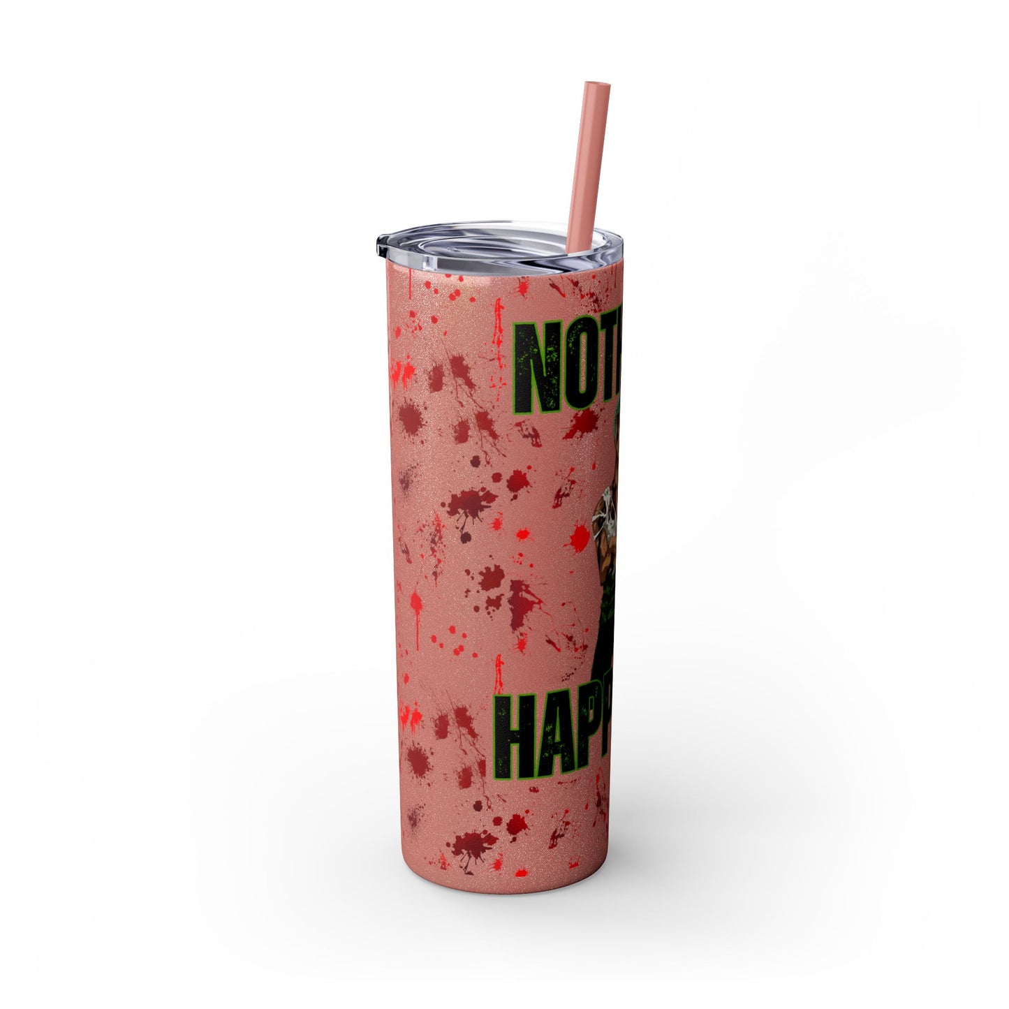 One Piece - Zoro Nothing Happened Skinny Tumbler with Straw, 20oz