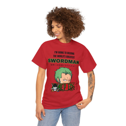 World's Greatest Swordsman Unisex Heavy Cotton Tee