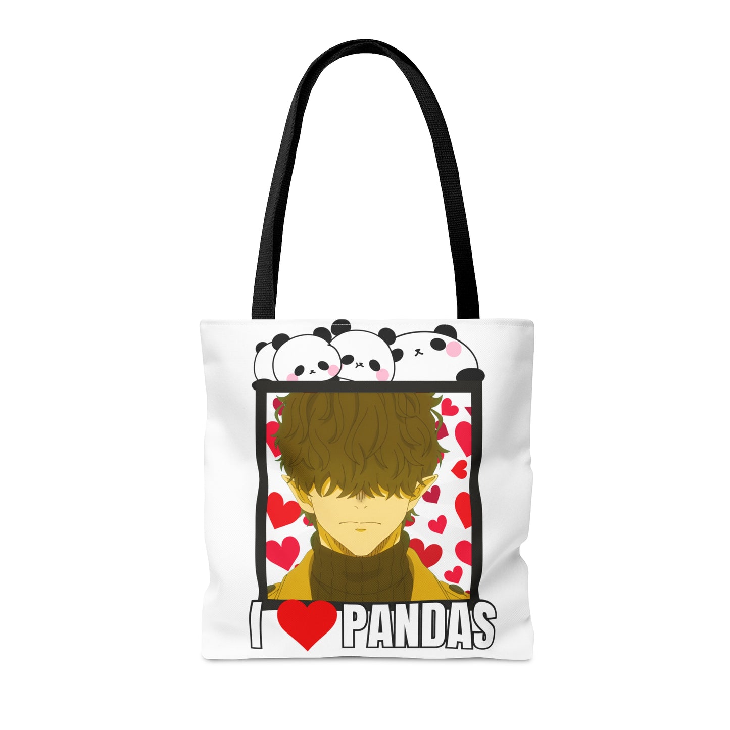 Mr Villian Loves Pandas Tote Bag