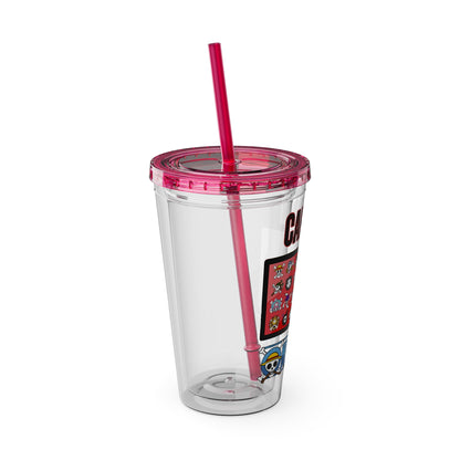 One Piece- Captain Luffy Sunsplash Tumbler with Straw, 16oz