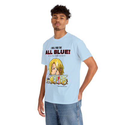 Find the All Blue Unisex Heavy Cotton Tee