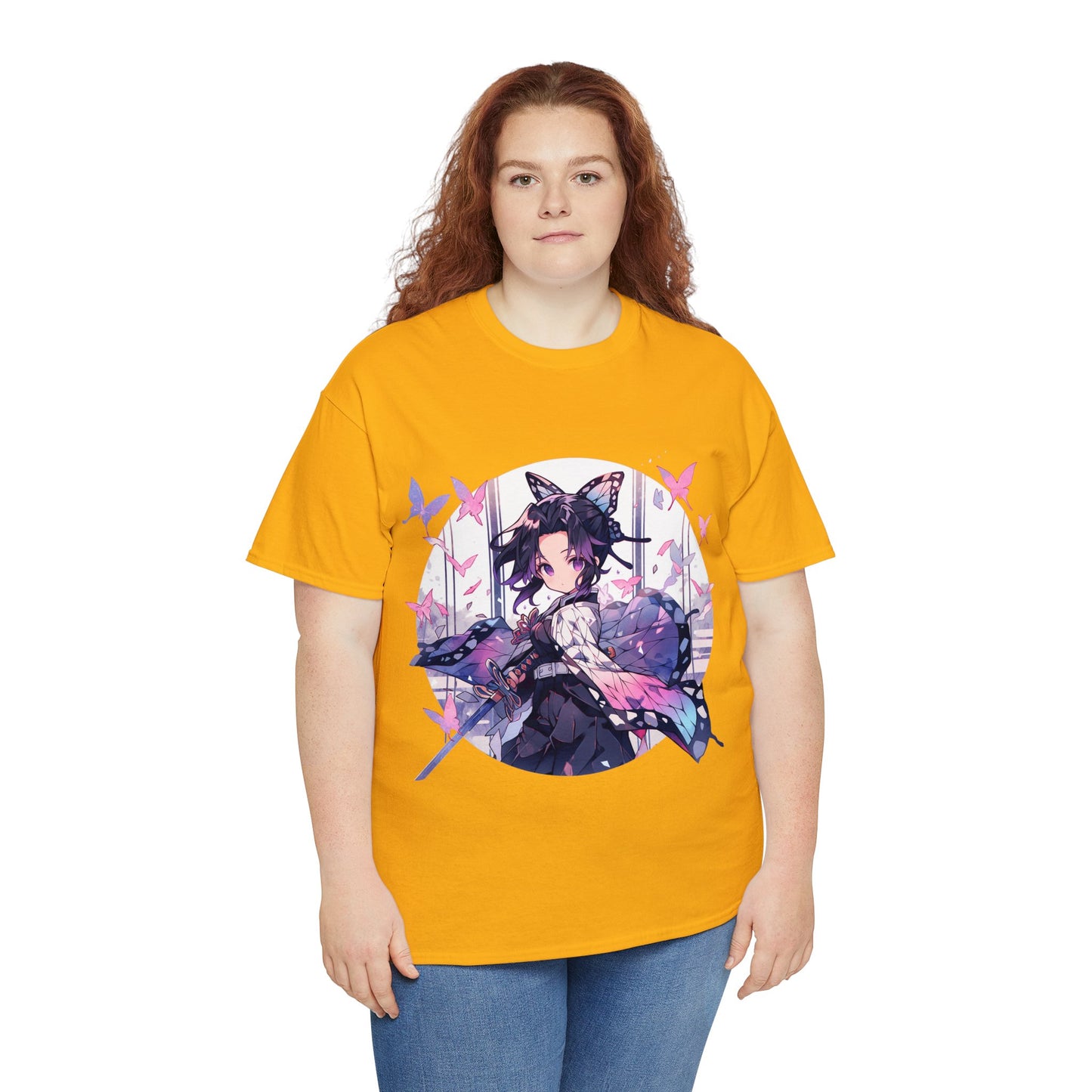 Stained Glass Shinobu Kocho Series Unisex Heavy Cotton Tee