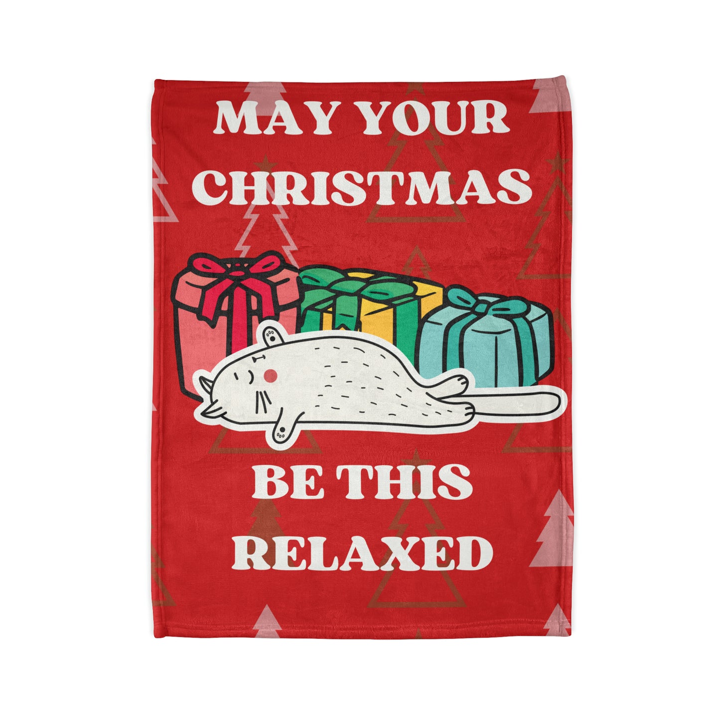 Relaxed Christmas Polyester Blanket