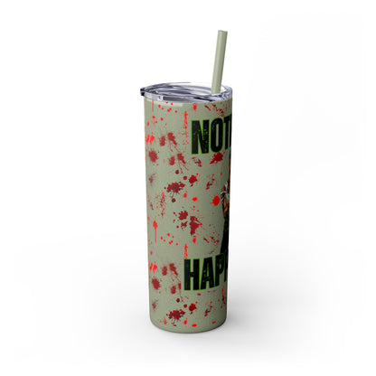 One Piece - Zoro Nothing Happened Skinny Tumbler with Straw, 20oz