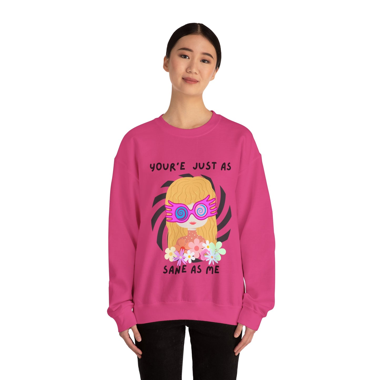 Just as Sane Unisex Heavy Blend™ Crewneck Sweatshirt