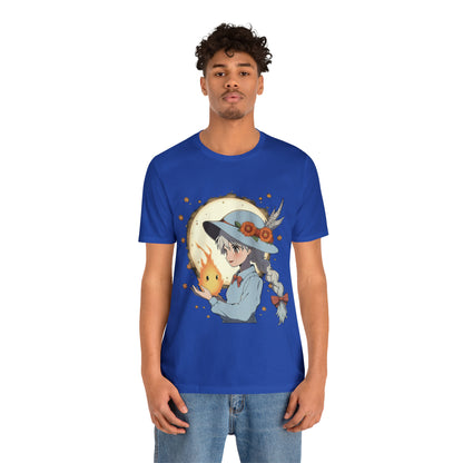 Howl's Moving Castle Jersey Short Sleeve Tee