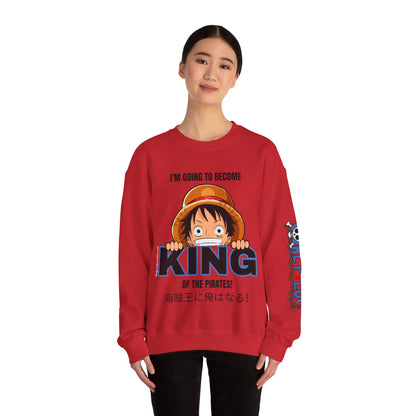 Pirate King Luffy Unisex Heavy Blend™ Crewneck Sweatshirt