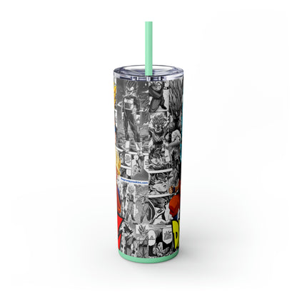 Dragon Ball Z Skinny Tumbler with Straw, 20oz