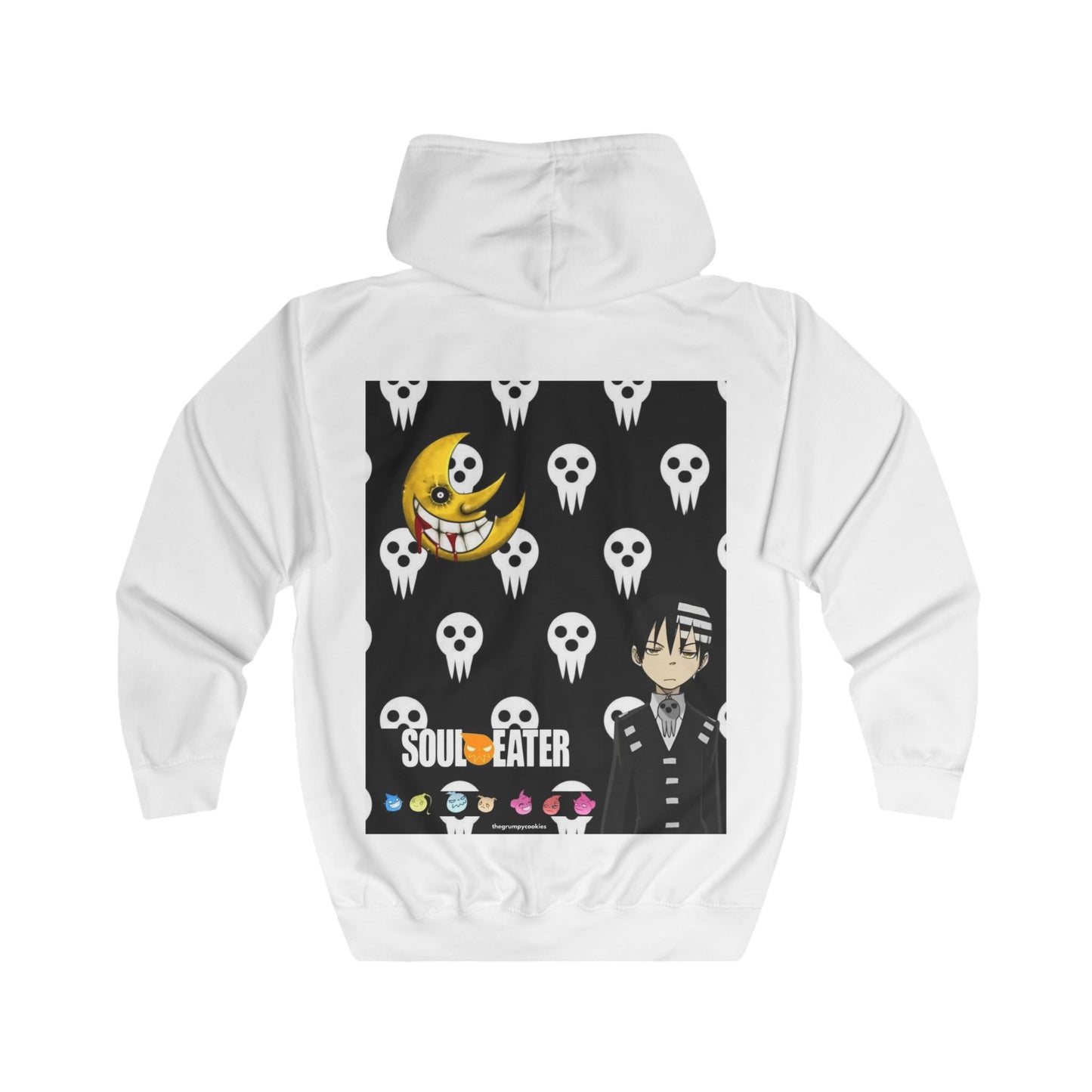 Soul Eater - Chillin with Souls Unisex Full Zip Hoodie