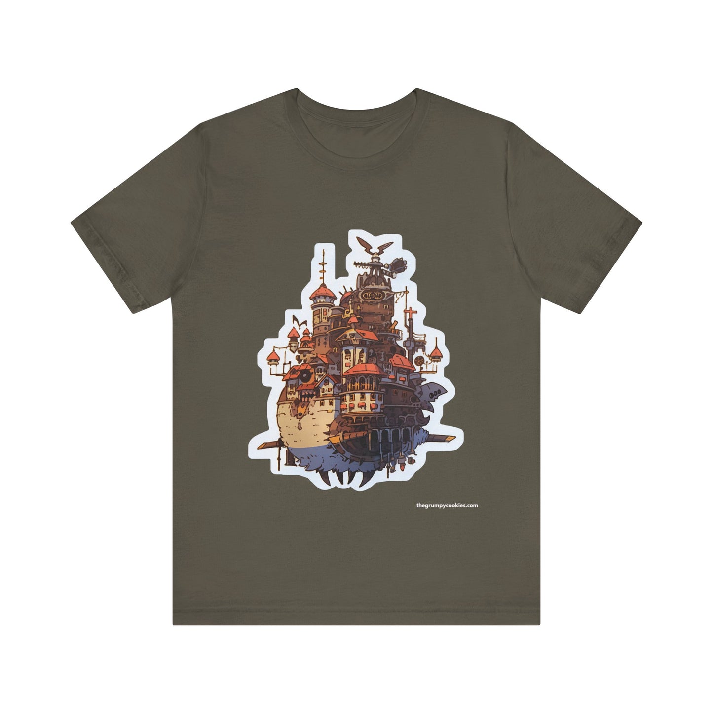 Howl's Moving Castle Jersey Short Sleeve Tee