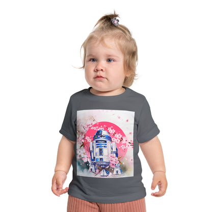Star Wars - Cherry Blossom R2D2 Baby Short Sleeve T-Shirt