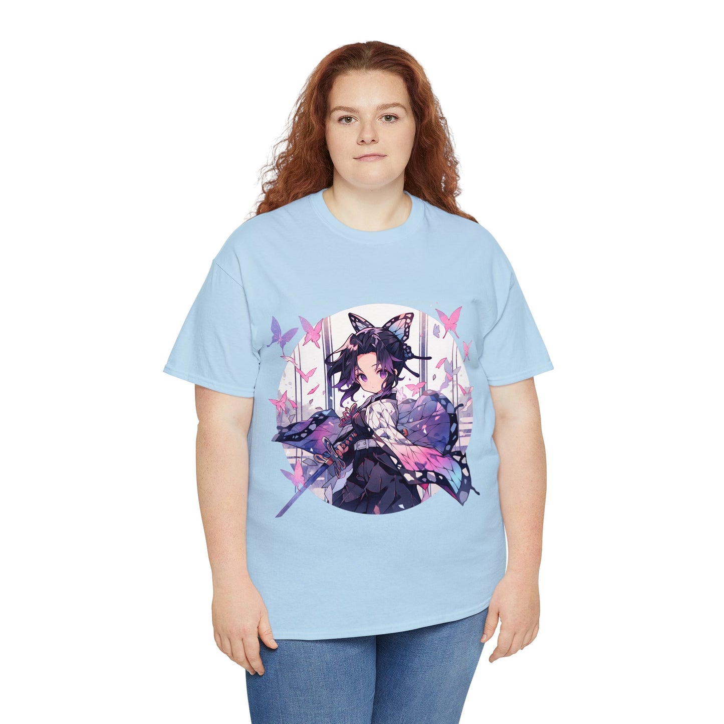 Stained Glass Shinobu Kocho Series Unisex Heavy Cotton Tee