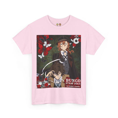 Bungo Stray Dogs- Twin Dark  Unisex Heavy Cotton Tee