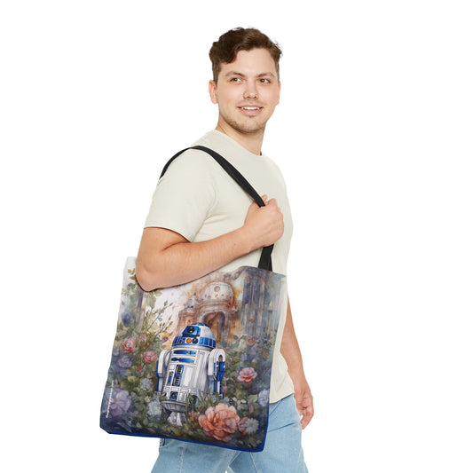 Romantic R2D2 Tote Bag