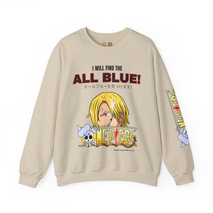 Find the All Blue Unisex Heavy Blend™ Crewneck Sweatshirt