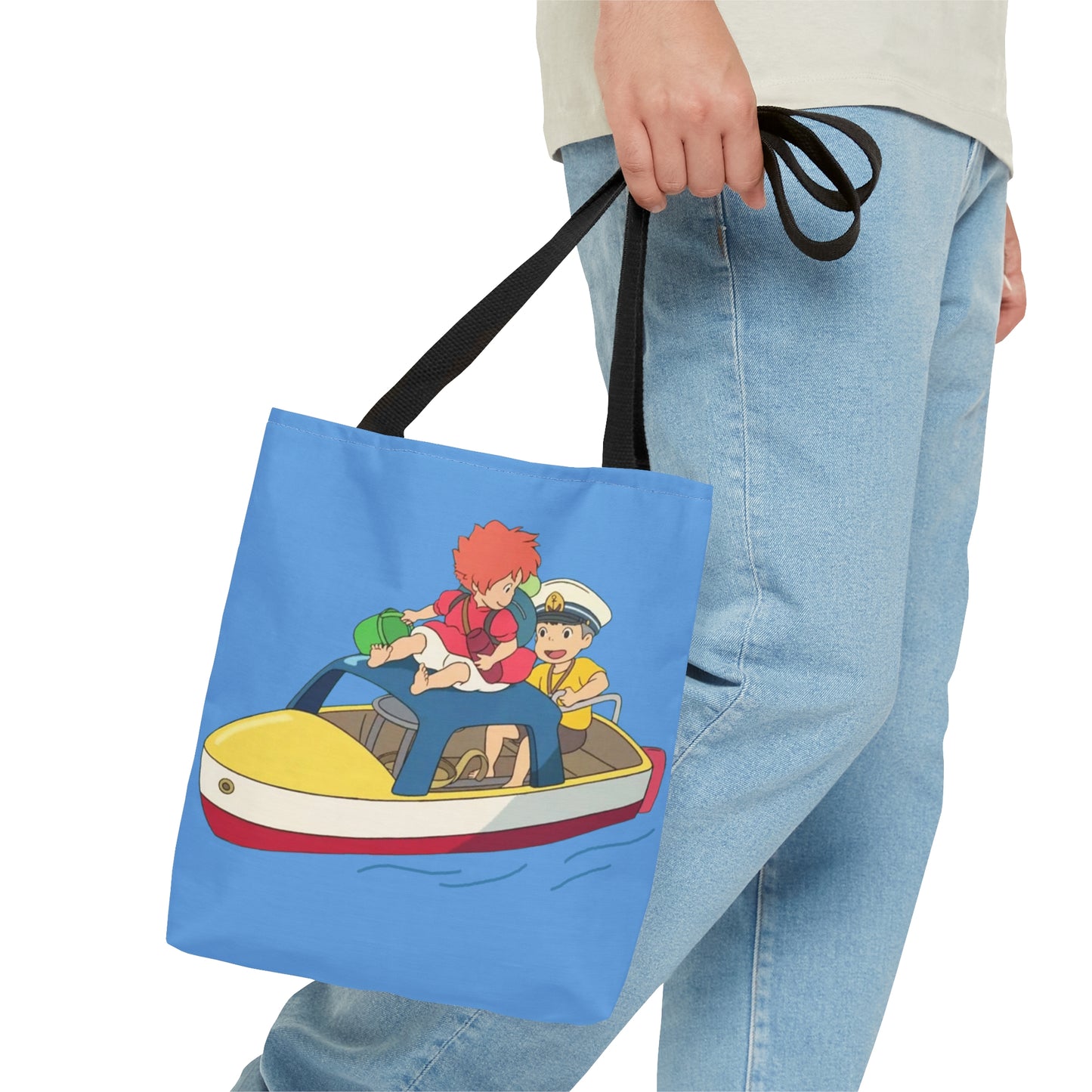 Ponyo and Captain Sosuke Tote Bag