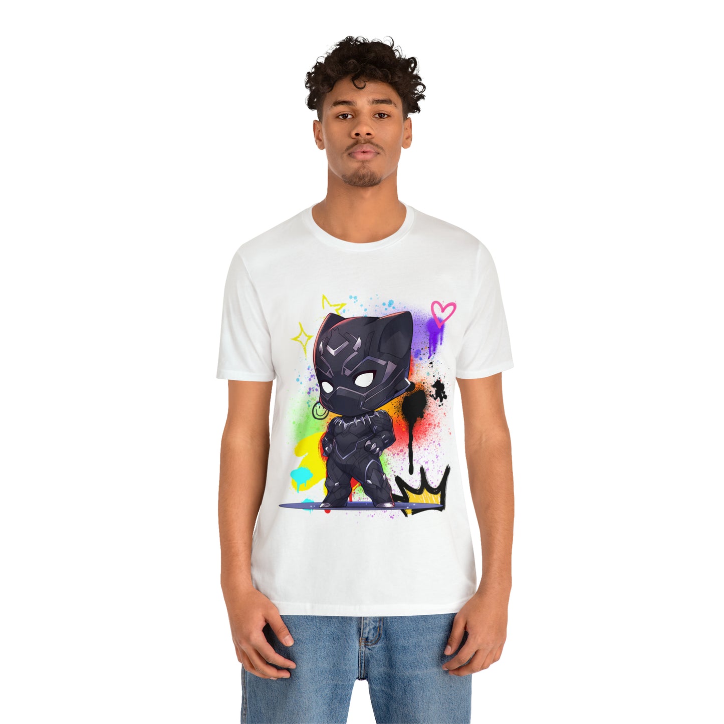 Black Panther Jersey Short Sleeve Tee