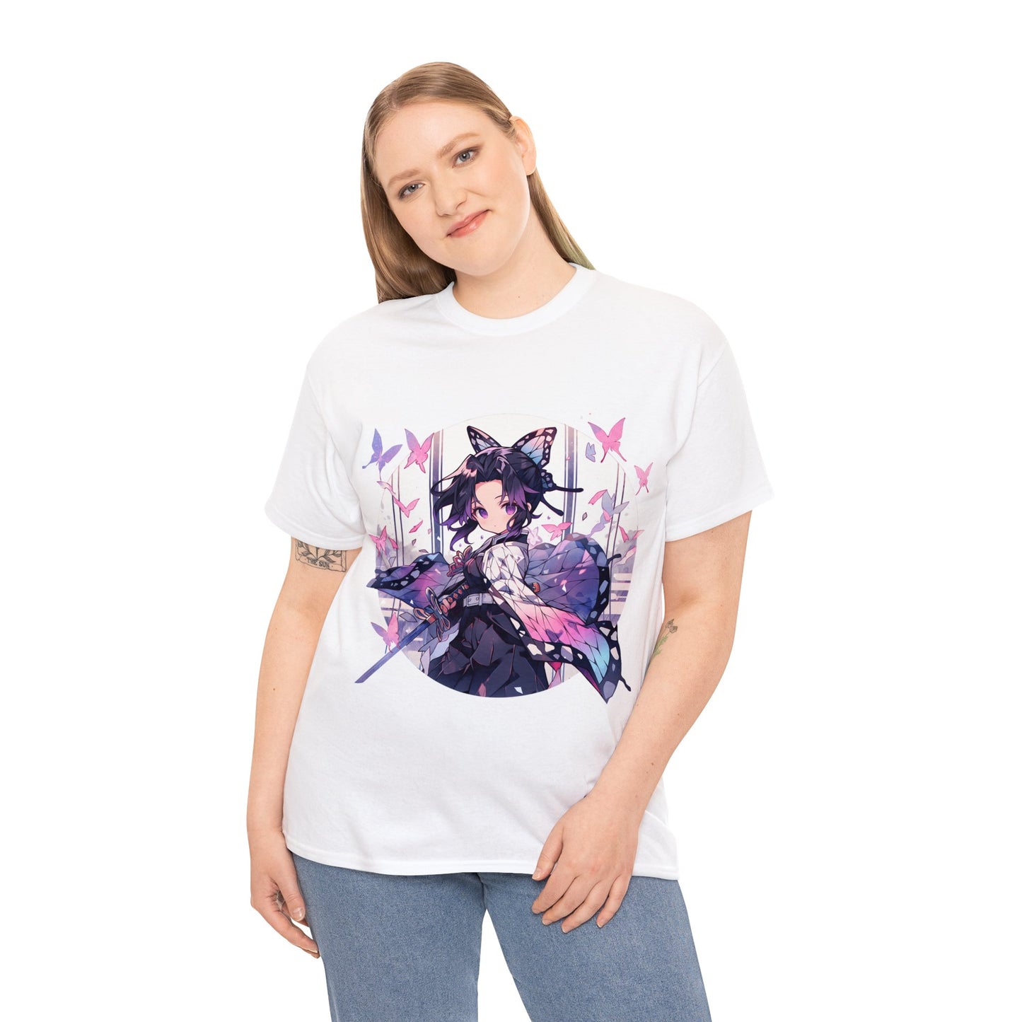 Stained Glass Shinobu Kocho Series Unisex Heavy Cotton Tee