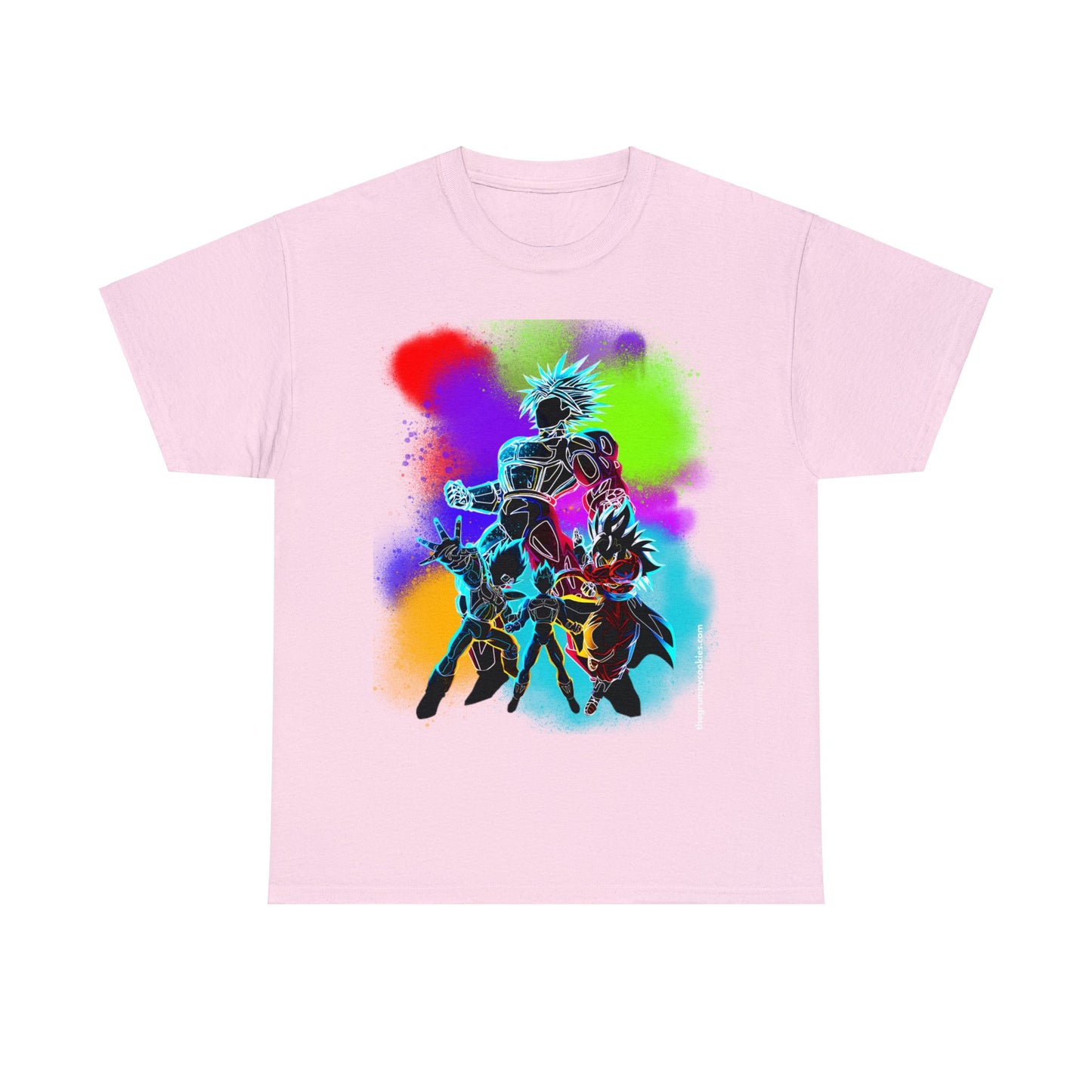 Dragon Ball Z Technicolor Unisex Heavy Cotton Tee