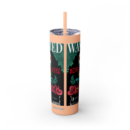 One Piece - Brook Wanted Poster Tumbler with Straw, 20oz