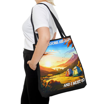 The Outdoors Are Calling Tote Bag