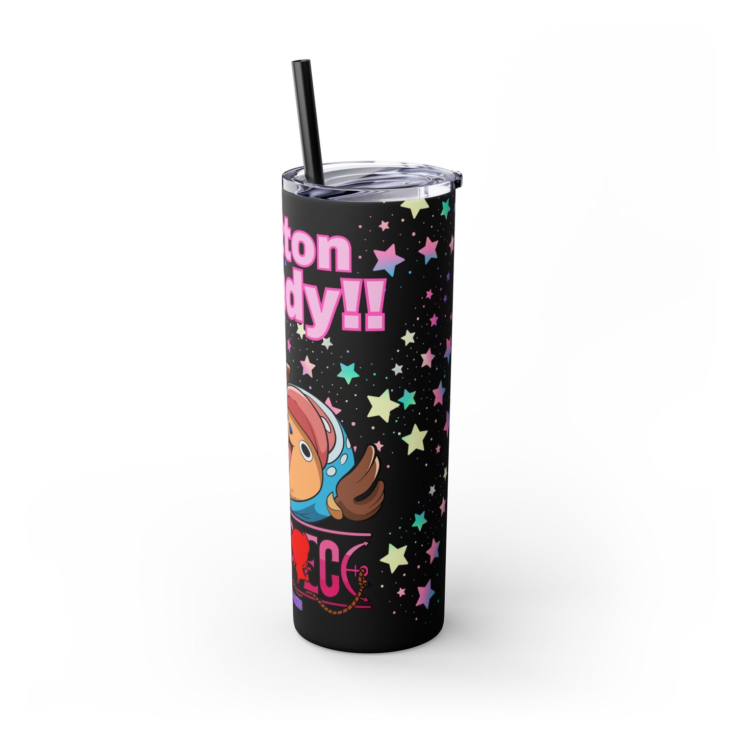 One Piece - Chopper Loves Cotton Candy Skinny Tumbler with Straw, 20oz