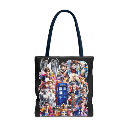 Dr Who - The Doctor and his Foes Tote Bag